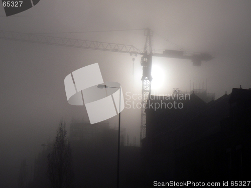 Image of Misty crane