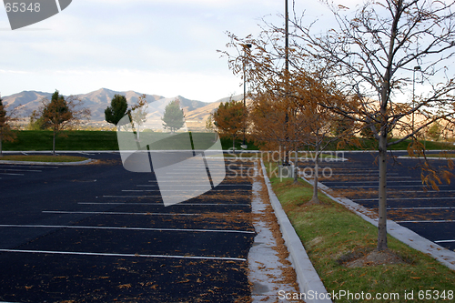 Image of Empty Parking Lot