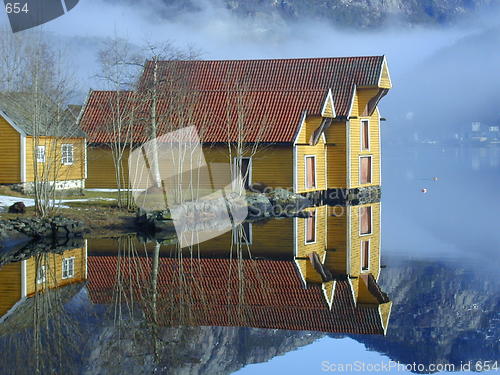 Image of Boat houses in Sævareid