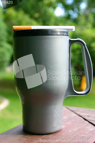 Image of Coffee Mug and A Cigarette