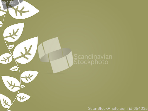 Image of Abstract Leaf Background