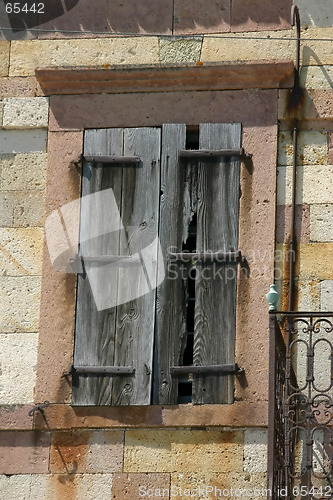 Image of Old Unoccupied Church Window in Candarli, Turkey