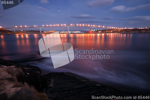 Image of Bridge at night