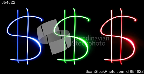 Image of Abstract Dollar Sign