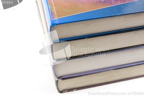 Image of Old Books Stacked Up