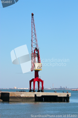 Image of Harbor crane