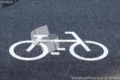 Image of Bicycle road sign