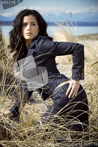 Image of Beautiful hispanic woman