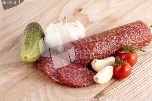 Image of Sliced sausage