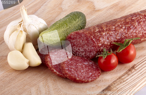 Image of Sliced sausage