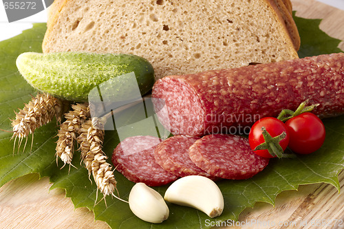 Image of Sliced sausage