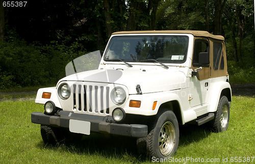 Image of classic four wheel drive vehicle