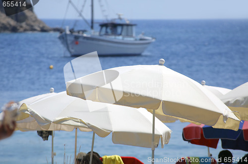 Image of  Beach Chairs, Skiathos