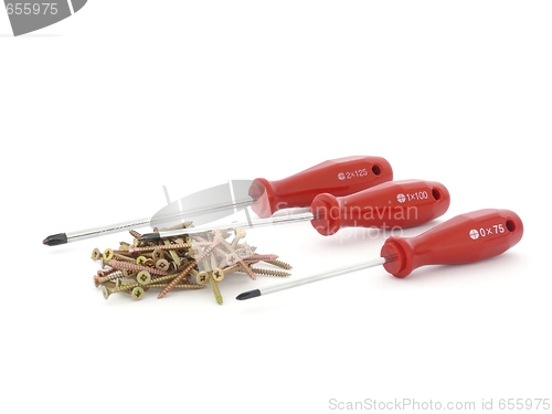 Image of Screwdrivers and screws