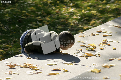 Image of Kid Climbing Up