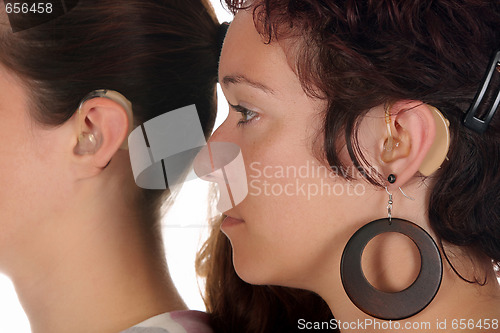 Image of Woman with Hearing Aid