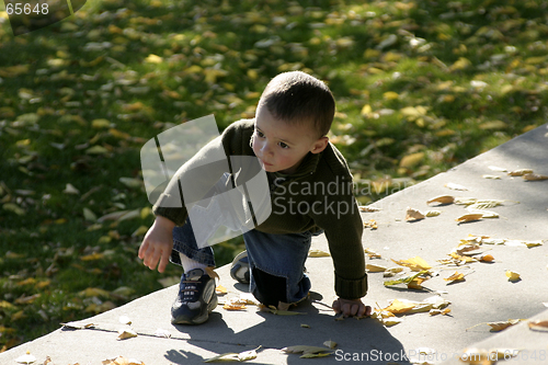 Image of Kid Climbing Up