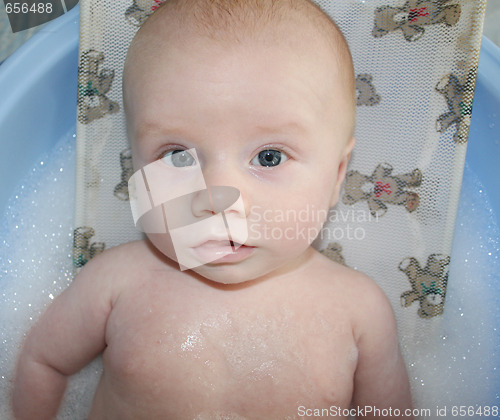 Image of Baby bath time