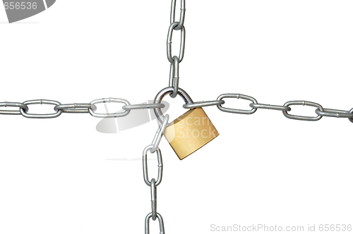 Image of Padlock and Chain