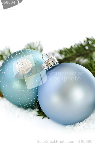 Image of Christmas ornaments