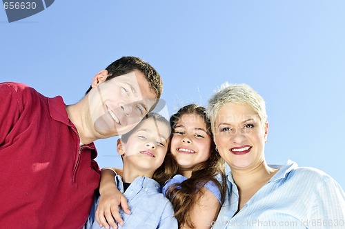 Image of Happy family portrait