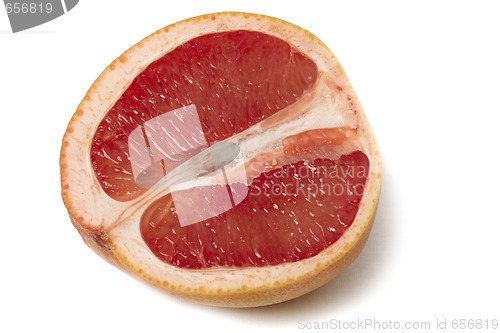 Image of Pink grapefruit halve