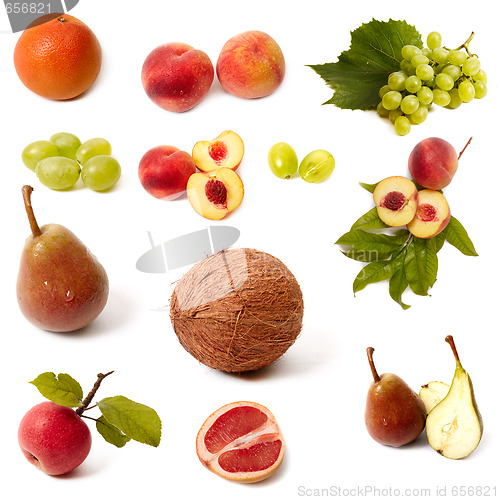 Image of Isolated fruit and vegetable set