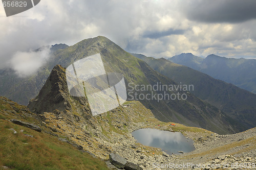 Image of Caltun Lake in Fagaras mountains