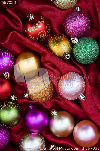 Image of Christmas Bauble Background