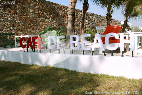 Image of Inscription CAFE DE BEACH