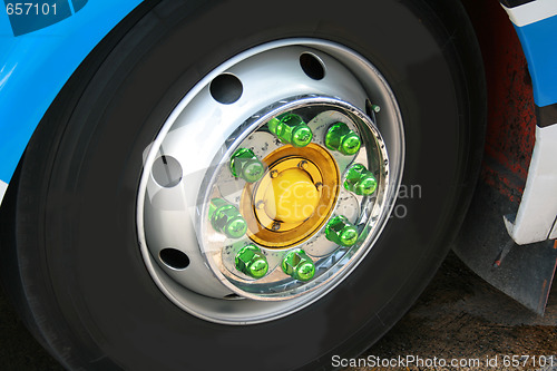 Image of Bus wheel
