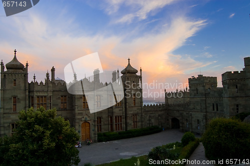 Image of Voroncovskiy palace in Crimea