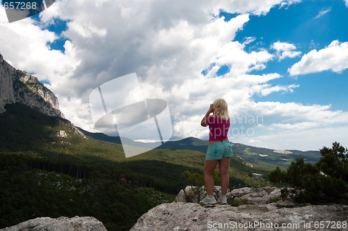 Image of sight on ai-petri mountains