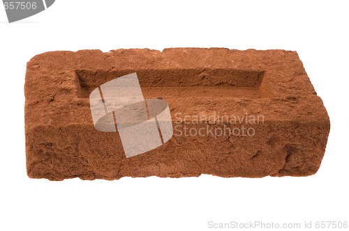 Image of brick on a white background