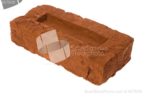 Image of brick on a white background