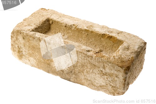 Image of brick on a white background