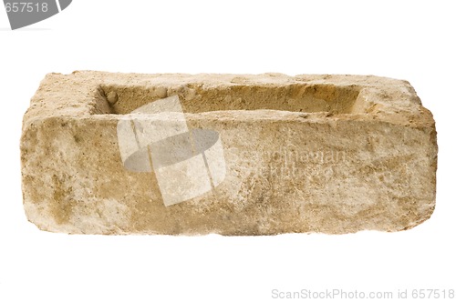 Image of brick on a white background