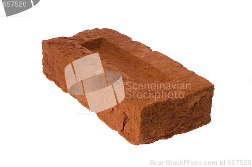 Image of brick on a white background