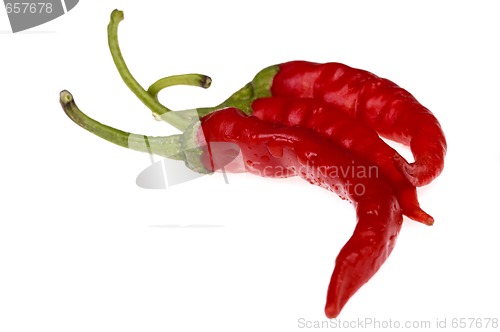 Image of red, hot peppers