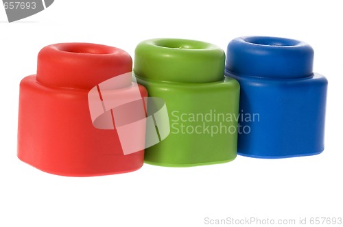 Image of stack of colorful building blocks - no trademarks