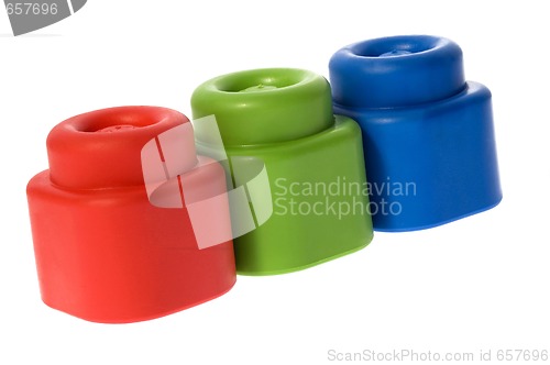 Image of stack of colorful building blocks - no trademarks