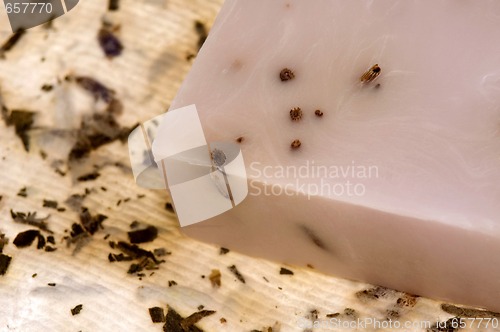 Image of 
lavender soap and hand-made paper