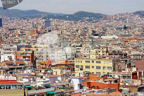 Image of panoramic view of Barcelona
