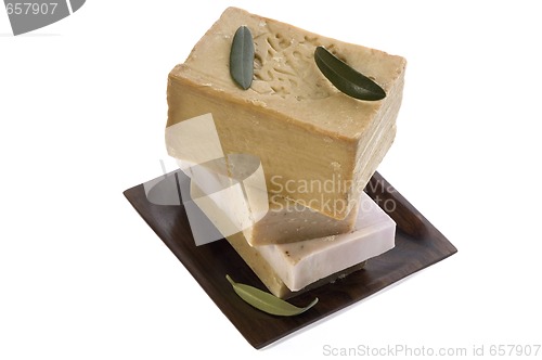 Image of sopas witch olive leaves