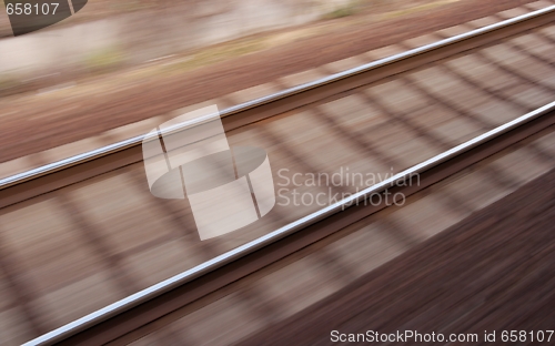 Image of Blurred Railway