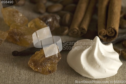 Image of spices and ingredients. Christmas cuisine