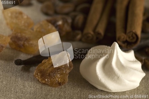 Image of spices and ingredients. Christmas cuisine