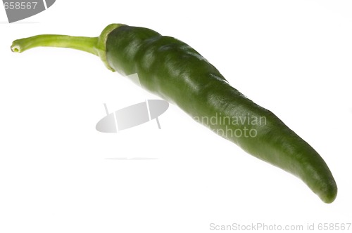 Image of hot pepper isolated on white