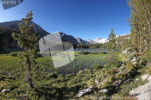 Image of Eastern Sierras at Heart Lake