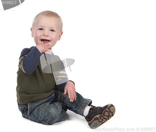 Image of Bright Happy Young Toddler Smiling